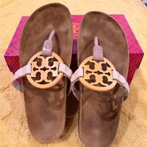 Tory Burch Women's Miller Cloud  Tan Sandals